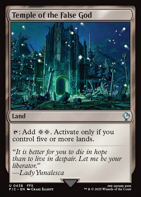 Temple of the False God [FIC #438] EN NM