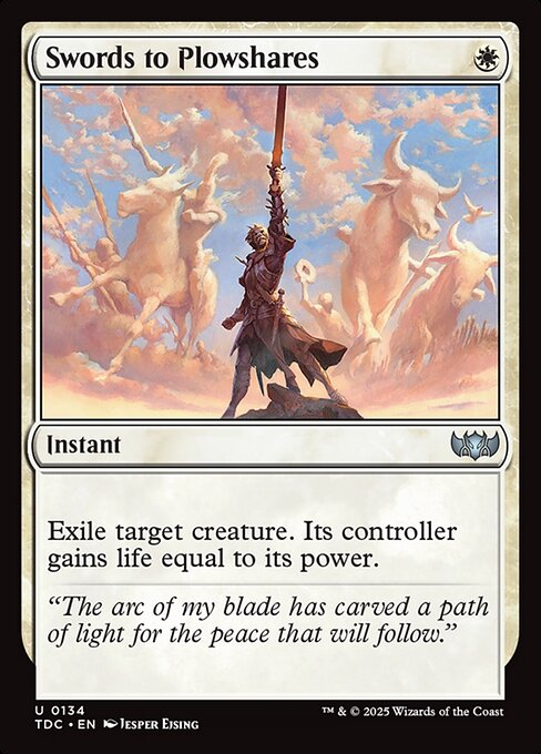 Swords to Plowshares [TDC #134] EN NM