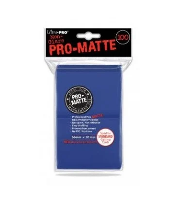 Fundas Standard Pro Matte Azul (100 fundas) Ultra Pro.