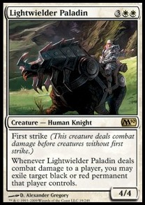 Lightwielder Paladin [M10 #19] SPANISH EX