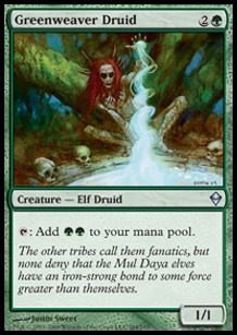 Greenweaver Druid [ZEN #164] SPANISH EX