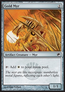 Gold Myr [SOM #157] SPANISH NM