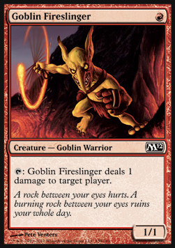 Goblin Fireslinger [M12 #139] SPANISH NM