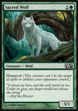 Sacred Wolf [M12 #194] SPANISH NM