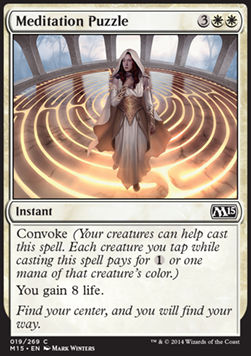Meditation Puzzle [M15 #19] SPANISH NM