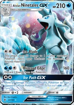 Alolan Ninetales GX [GRI #22] SPANISH NM