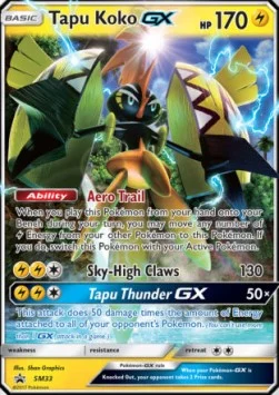 Tapu Koko GX [SM #33] SPANISH NM
