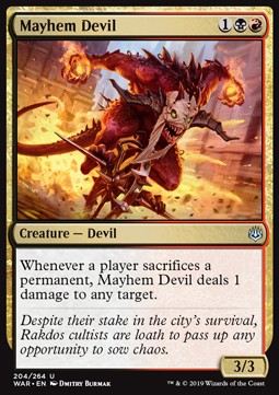 Mayhem Devil [WAR #204] ENGLISH NM