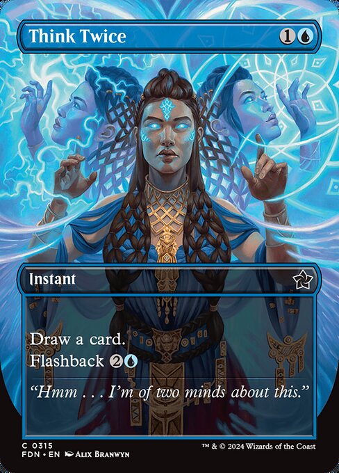Think Twice (V.1) [XFDN #315] ENGLISH NM