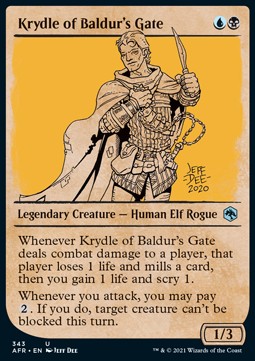 Krydle of Baldur's Gate [XAFR #343] ENGLISH NM
