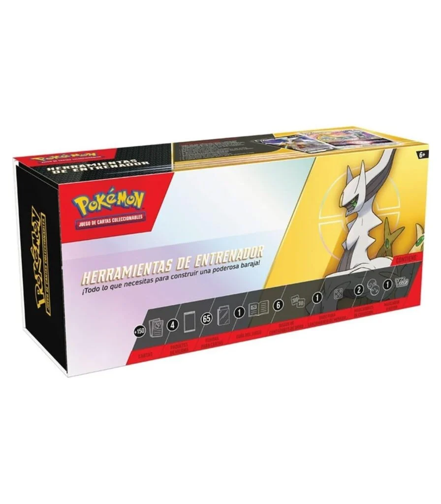 Pokémon: Herramientas de Entrenador de 2023 (más de 150 valiosas Cartas, 4 Paquetes de Mejora y más)