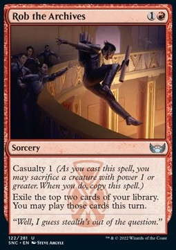 Rob the Archives [SNC #122] ENGLISH NM