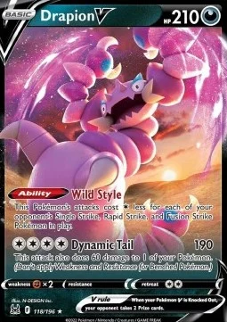 Drapion V [LOR #118] ENGLISH NM