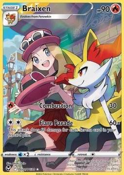 Braixen [SIT #TG01] SPANISH NM