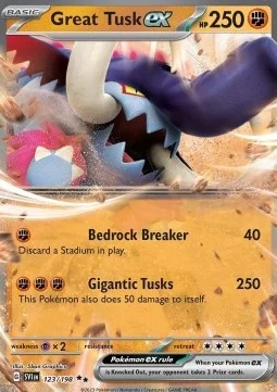 Great Tusk ex [SVI #123] ENGLISH NM