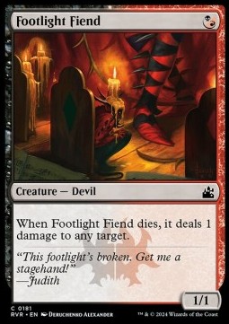 Footlight Fiend [RVR #181] SPANISH NM