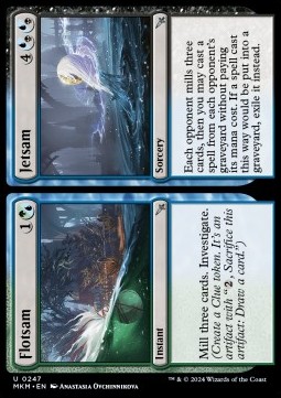 Flotsam // Jetsam [MKM #247] SPANISH NM