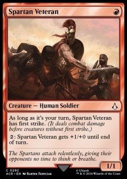 Spartan Veteran [XACR #292] ENGLISH NM
