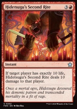 Hidetsugu's Second Rite [FDN #202] EN NM