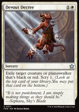 Devout Decree [SFDN #571] EN NM