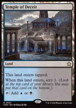 Temple of Deceit [SFDN #697] EN NM