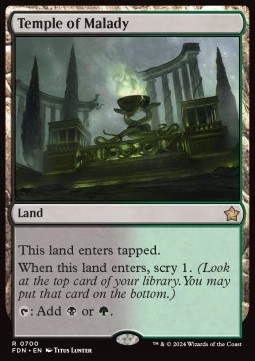 Temple of Malady [SFDN #700] EN NM