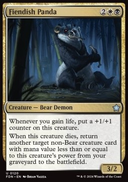 Fiendish Panda [FDN #120] EN NM