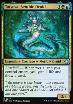 Tatyova, Benthic Druid [FDN #247] EN NM