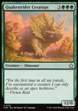 Quakestrider Ceratops [FDN #110] EN NM