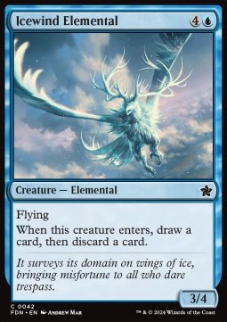 Icewind Elemental [FDN #42] EN NM