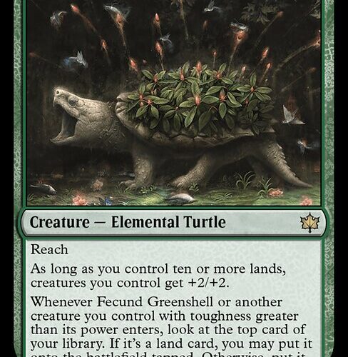 Fecund Greenshell [BLB #171] ENGLISH NM