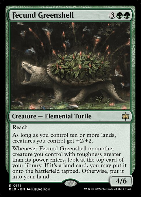 Fecund Greenshell [BLB #171] ENGLISH NM