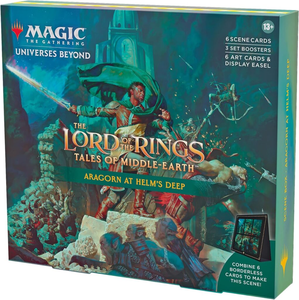Magic The Lord of the Rings: Tales of Middle-earth - Caja de escena Aragorn at Helm's Deep (Inglés)