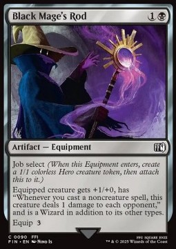 Black Mage's Rod [FIN #90] ENGLISH NM