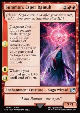 Summon: Esper Ramuh [FIN #161] ENGLISH NM