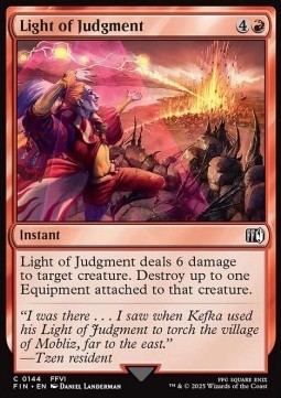 Light of Judgment [FIN #144] ENGLISH NM
