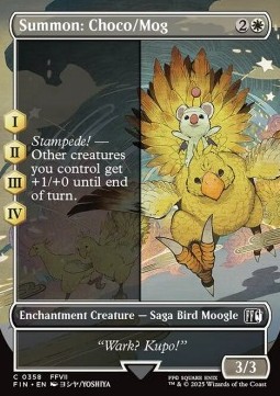 Summon: Choco/Mog [XFIN #358] ENGLISH NM
