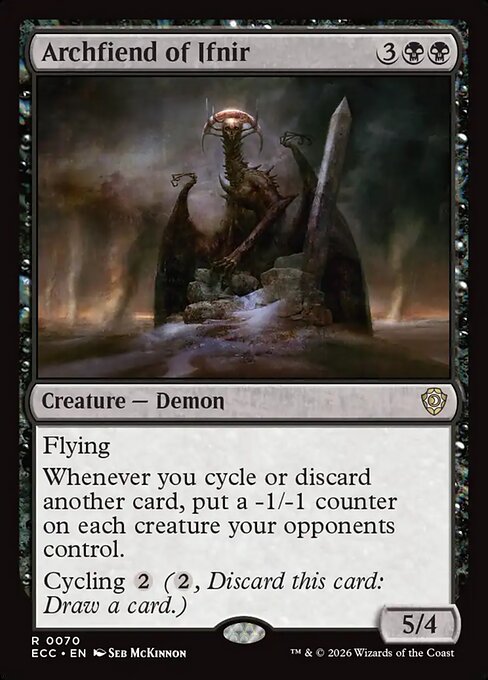 Archfiend of Ifnir ENGLISH NM