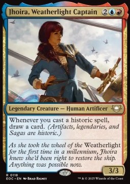Jhoira, Weatherlight Captain [EOC #118] SPANISH NM