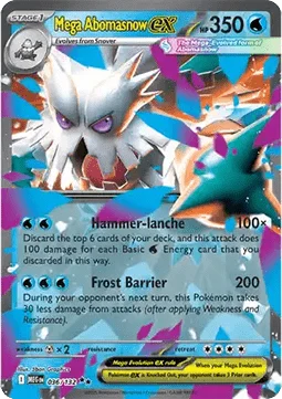 Mega Abomasnow ex [MEG #036] SPANISH NM