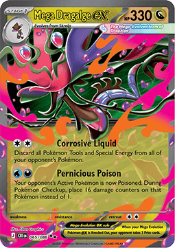 Mega Dragalge ex [CRI #065] SPANISH NM