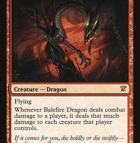 Balefire Dragon [ISD #129] SPANISH NM