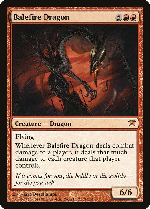 Balefire Dragon [ISD #129] SPANISH NM