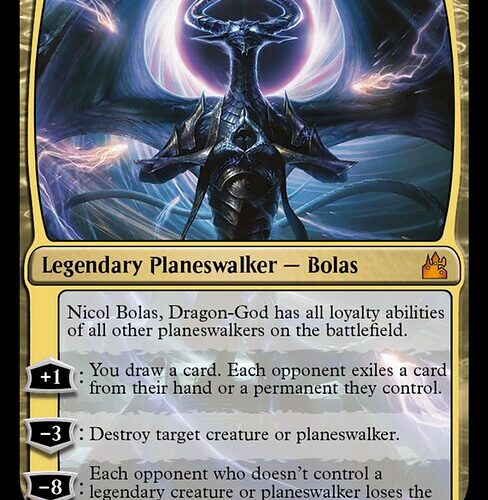 Nicol Bolas, Dragon-God SPANISH NM