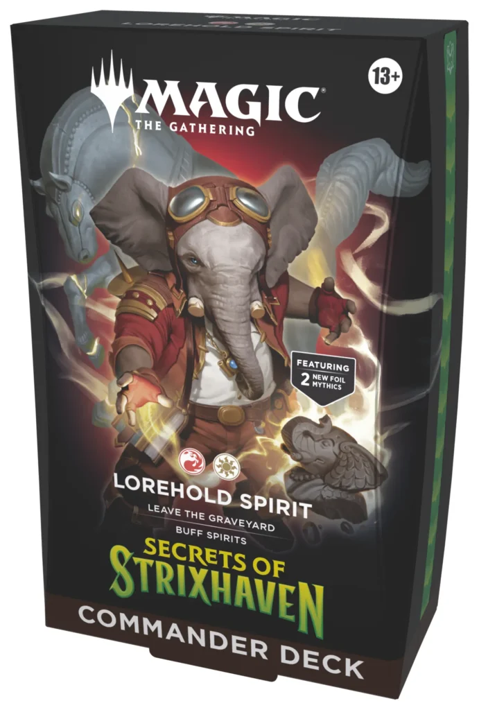 Magic: Secrets of Strixhaven - Mazo de Commander Lorehold Spirit (Inglés)