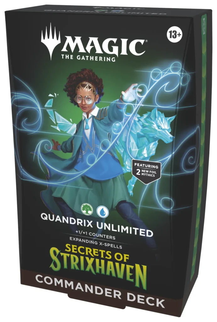 Magic: Secrets of Strixhaven - Mazo de Commander Quandrix Unlimited (Inglés)