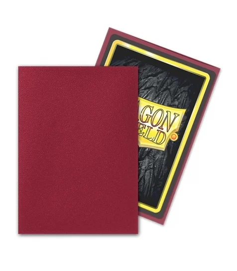 Fundas Standard Dual Matte - 100 unidades - Rojo Blood Red 'Simurag'