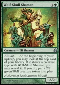 Wolf-Skull Shaman [MOR #140] SPANISH NM