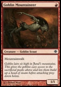 Goblin Mountaineer [ALA #102] SPANISH NM