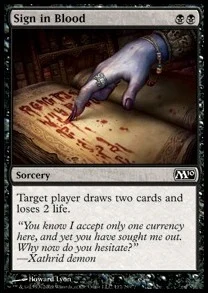 Sign in Blood [M10 #112] SPANISH EX